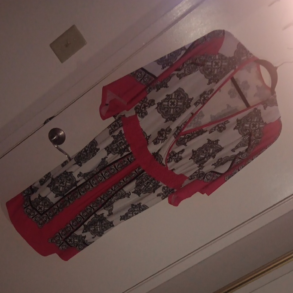 Haani Pink and White Kimono